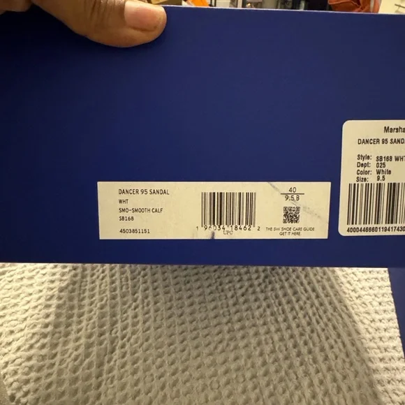 NIB TUART WEITZMAN Amelina 95 white leather sandals size EU 40 and US 9.5 B - Picture 8 of 8